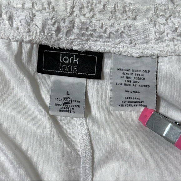 Lark Lane White Lace A-Line Skirt - Picture 8 of 10